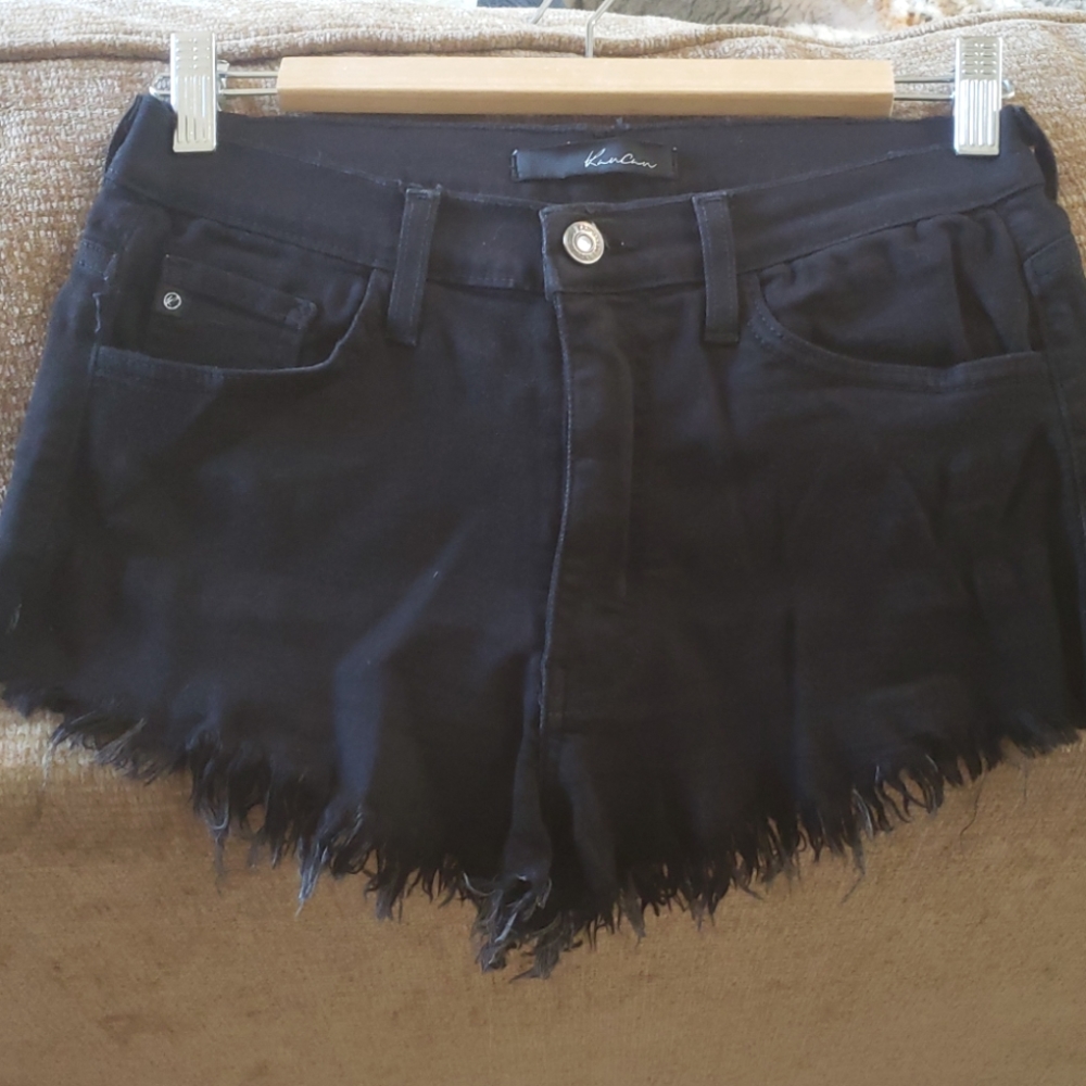 KanCan Cheeky Distressed Denim Shorts